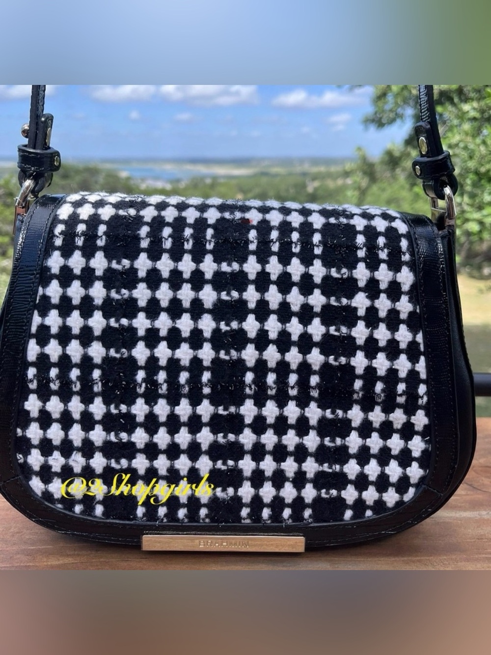 NWT Small Nadine Black Hillside Crossbody